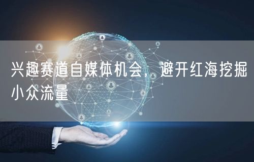 兴趣赛道自媒体机会，避开红海挖掘小众流量