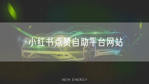 小红书点赞自助平台网站