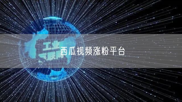 西瓜视频涨粉平台