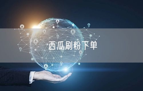 西瓜刷粉下单