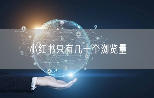 小红书只有几十个浏览量