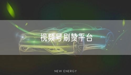 视频号刷赞平台