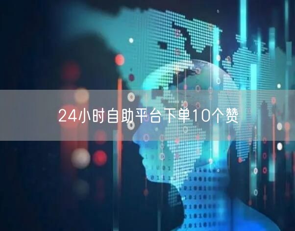 24小时自助平台下单10个赞