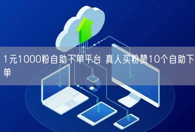 1元1000粉自助下单平台 真人买粉赞10个自助下单