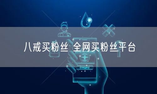 八戒买粉丝 全网买粉丝平台