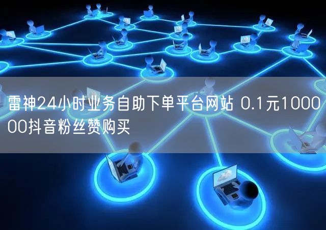 雷神24小时业务自助下单平台网站 0.1元100000抖音粉丝赞购买