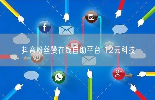 抖音粉丝赞在线自助平台 12云科技