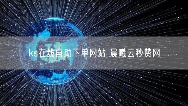ks在线自助下单网站 晨曦云秒赞网