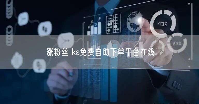 涨粉丝 ks免费自助下单平台在线