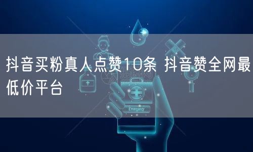 抖音买粉真人点赞10条 抖音赞全网最低价平台