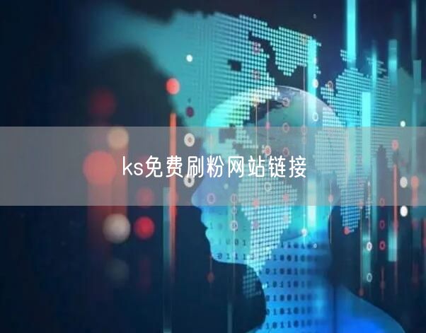 ks免费刷粉网站链接