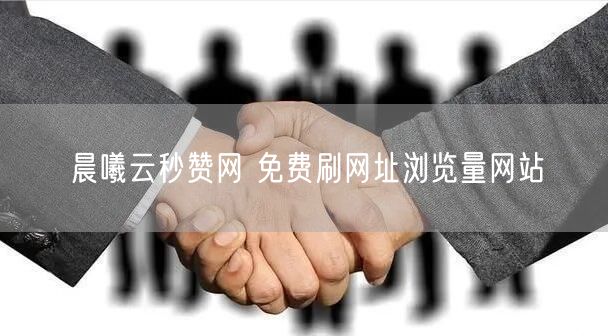 晨曦云秒赞网 免费刷网址浏览量网站