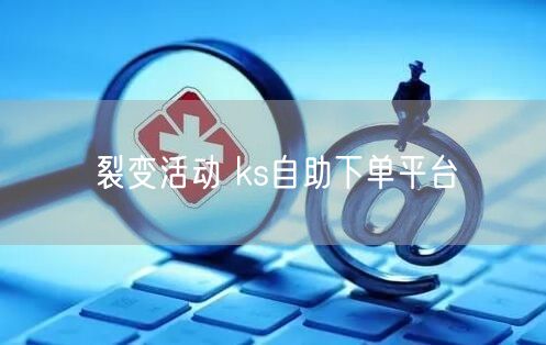 裂变活动 ks自助下单平台
