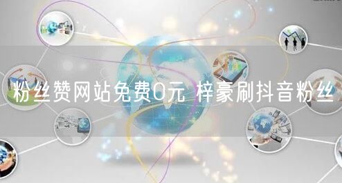 粉丝赞网站免费0元 梓豪刷抖音粉丝