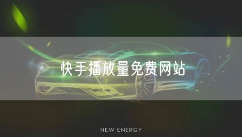 快手播放量免费网站