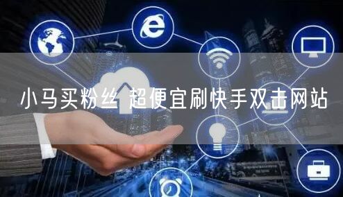 小马买粉丝 超便宜刷快手双击网站