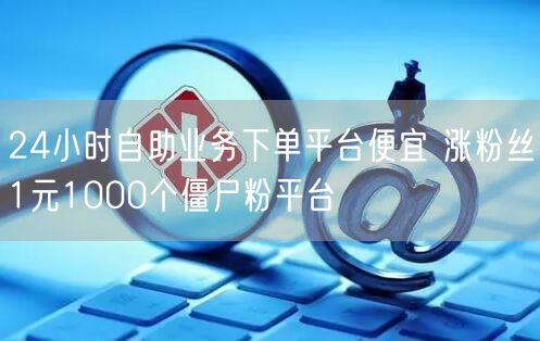 24小时自助业务下单平台便宜 涨粉丝1元1000个僵尸粉平台