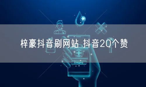梓豪抖音刷网站 抖音20个赞