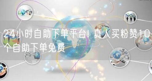 24小时自助下单平台! 真人买粉赞10个自助下单免费