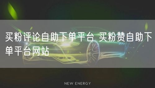 买粉评论自助下单平台 买粉赞自助下单平台网站