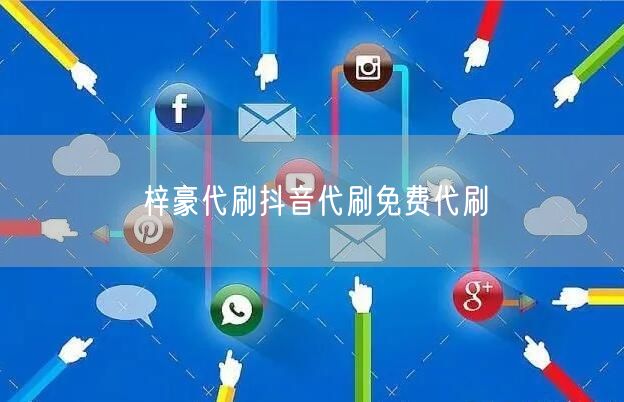 梓豪代刷抖音代刷免费代刷