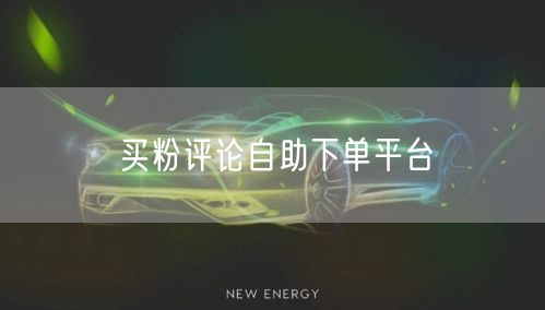 买粉评论自助下单平台
