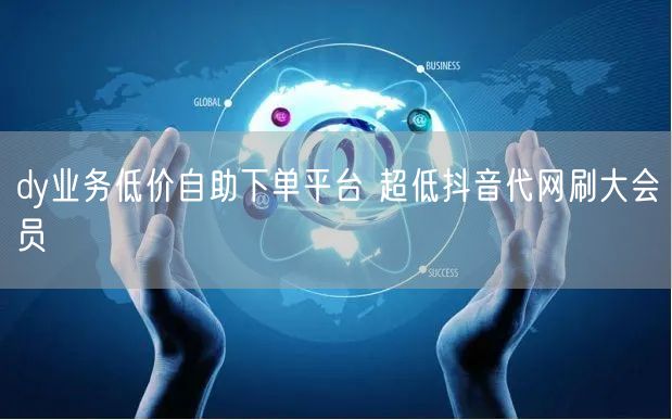 dy业务低价自助下单平台 超低抖音代网刷大会员