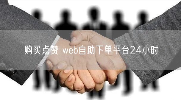 购买点赞 web自助下单平台24小时
