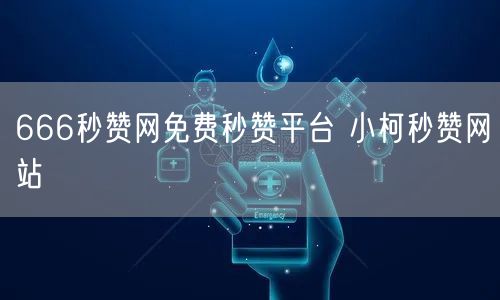666秒赞网免费秒赞平台 小柯秒赞网站