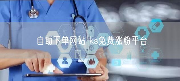 自助下单网站 ks免费涨粉平台