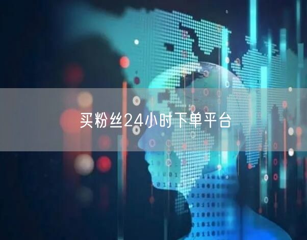 买粉丝24小时下单平台